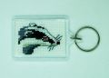 Badger Cross Stitch Keyring from Alison Perkins (56 x 42mm)