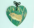 Harvest Mouse Illustrated Hanging Decoration 65 x 65mm from Alison Perkins