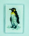 Penguin Cross Stitch Fridge Magnet from Alison Perkins (70 x 45mm)